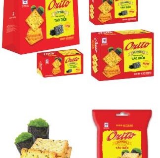 Bánh Cracker tảo biển ORITO