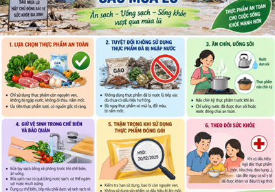 ĐẢM BẢO AN TOÀN SAU LŨ LỤT